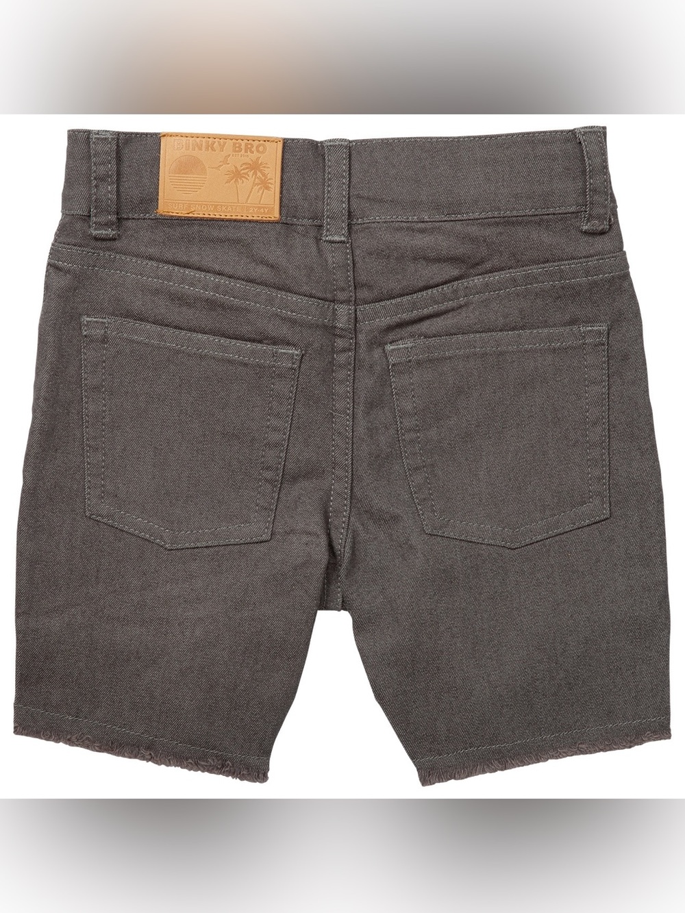 New Binky Bro Waco Kids Boys Gray Denim Shorts 6T